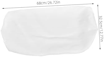 POPETPOP Cylindrical Neck Pillow Case White