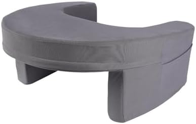 Ergonomic Memory Foam Reading Pillow with Side Pocket