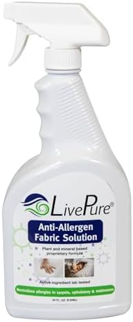LivePure Anti-Allergen 32 OZ Fabric Spray for Allergies