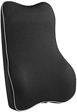 Car Lumbar Support Memory Foam Office Cushion Black 46x40x12cm 1