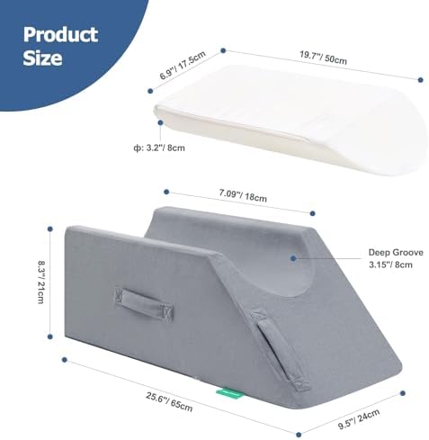 Adjustable Leg Elevation Pillow for Post Surgery Recovery