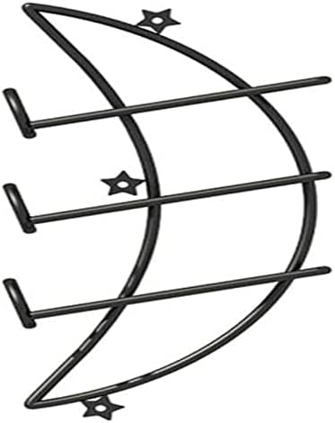 ALDEPO Wall-Mounted Wine Rack with Ornamental Design