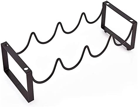 ALDEPO 4 Bottle Freestanding Metal Wine Rack