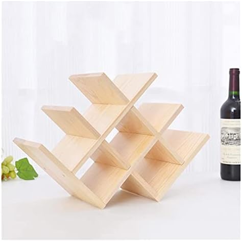 ALDEPO Freestanding Wine Rack with 8 Bottle Capacity