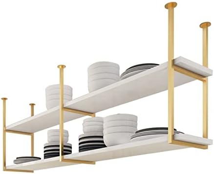 Hanging Wine Glass Rack with Wrought Iron Design