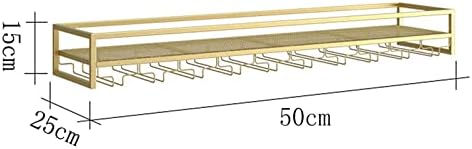 ALDEPO Wall-Mounted Wine Rack with 50cm Design