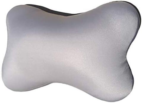 Squishy Deluxe Bone Shaped Lumbar Pillow 12x9 Inches Grey