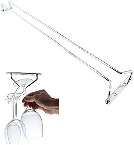 Durable Iron Wine Glass Rack with Screw Mount