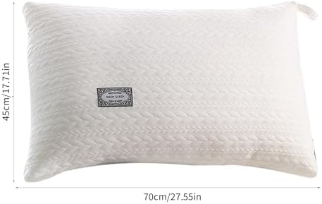 Lovskoo Soft Down Filling Bed Pillow for Stomach and Side Sleepers