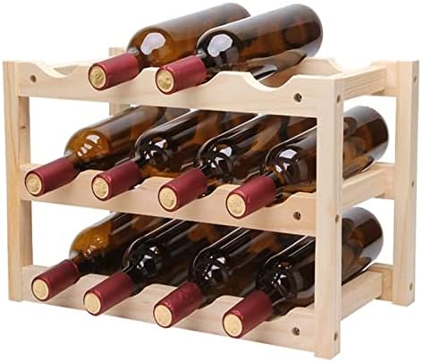 ALDEPO Wall-Mounted Wine Rack 12 Bottle Storage Stand 1