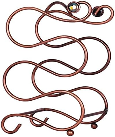 ALDEPO Wall-Mounted Wine Rack Chrome Metal