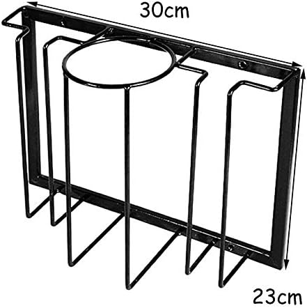 BOCbco Wall-Mounted Wine Racks Black 1