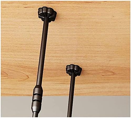 Sturdy Metal Ceiling Wine Rack with Glass Holder