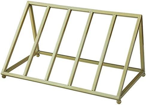 BOCbco Tabletop Wine Rack Holds 5 Bottles Rose Gold