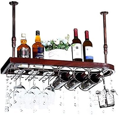 Adjustable Wall-Mounted Wine Rack with Glass Shelves