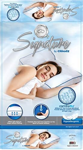 Cloudz Signature Stay Cool Ultra Soft Bed Pillow - White