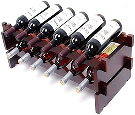 ALDEPO Wine Rack 312 Bottles Solid Wood Wrought Iron