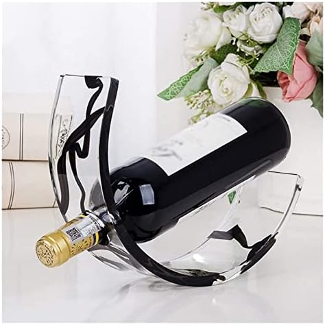 ALDEPO Tabletop Wine Rack 34x75x20cm Acrylic
