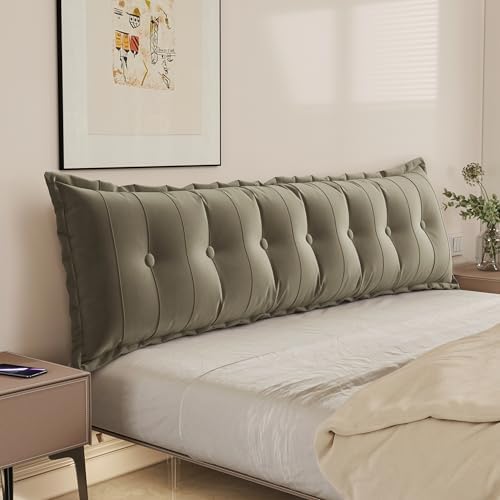WOWMAX Rectangular Back Support Pillow for Bed Reading and Daybed
