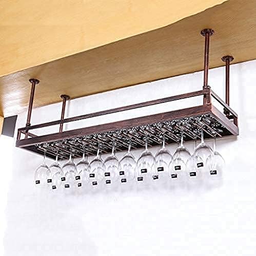 Vintage Rustic Wall-Mounted Wine Rack Metal