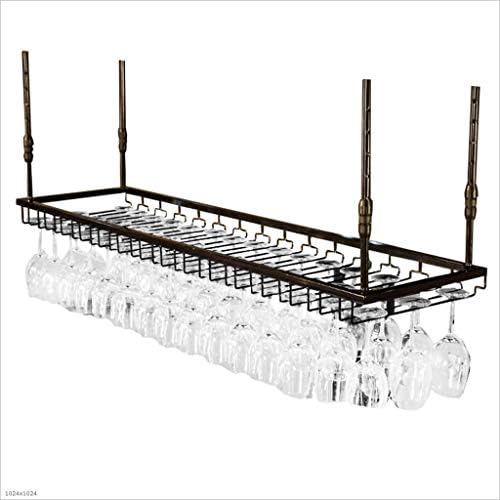 Wine Rack Bar Unit Floating Metal Shelves