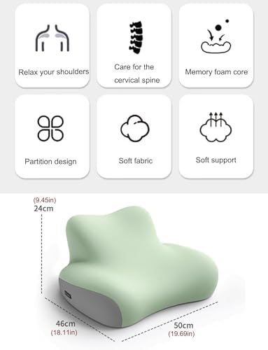 Ergonomic Support Cushion for Sleeping and Reading