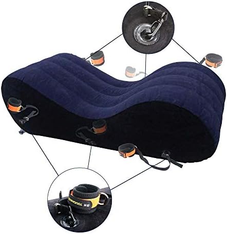 COSWE Wedge Pillow with Air Pump for Back and Leg Support