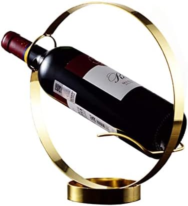 ALDEPO Gold Metal Wine Rack for Home Decor