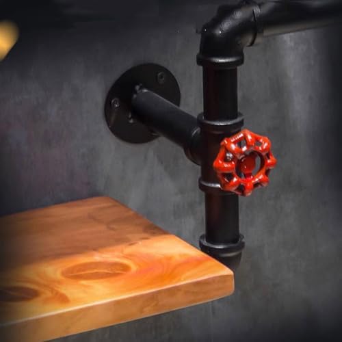 Industrial Style Wall-Mounted Wine Rack Holder