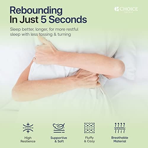 Choice Hotels Luminesse Hypoallergenic Pillow White Standard