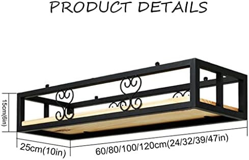 Hanging Wine Glass Rack - Wall Mounted Storage Shelf