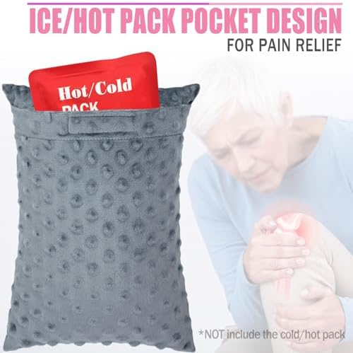 BNRendles Minky Dot Knee Pillow for Side Sleepers