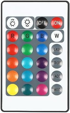 WUSILILU 2Tiers LED Wine Rack Wall Mount with Remote Control