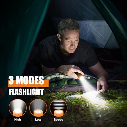 LcFun Rechargeable Waterproof Dual Arc Plasma Lighter with Flashlight and Battery Display