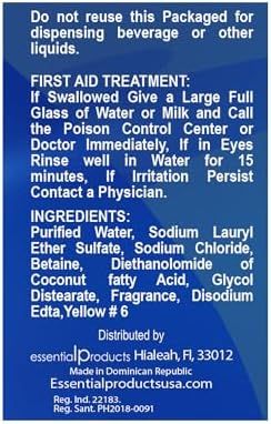 ELP ESSENTIAL Cuaba Liquid Detergent 12 Gallon