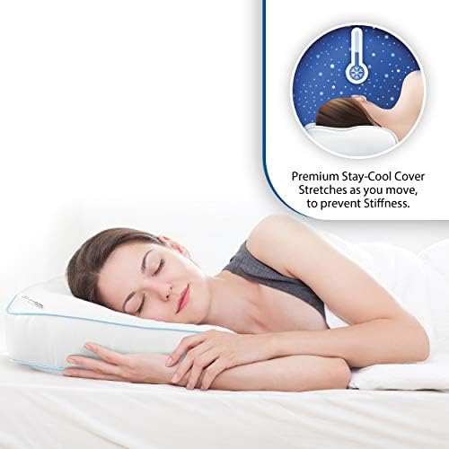 Cloudz Signature Stay Cool Ultra Soft Bed Pillow - White