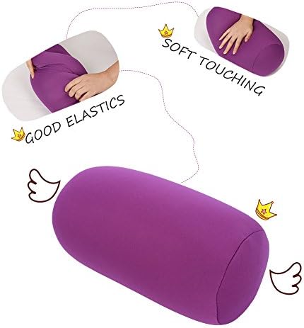 Nicoone Cushion Roll Throw Pillow - Purple
