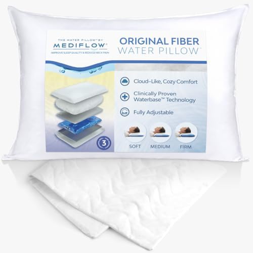 Mediflow Water Pillow with Cotton Protector Set