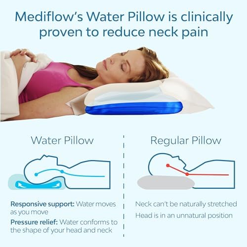 Mediflow Water Pillow with Cotton Protector Set