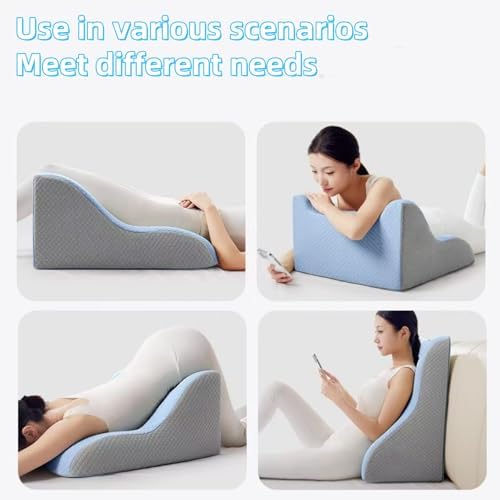 Memory Foam Wedge Pillow for Couples - Hip Elevation Back Support