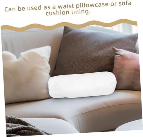 POPETPOP Cylindrical Neck Pillow Case White