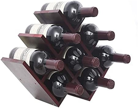 ALDEPO Freestanding Wine Rack Holds 8 Bottles