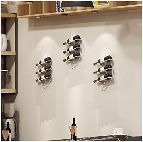 ALDEPO Wall Mounted Wine Rack Light Green
