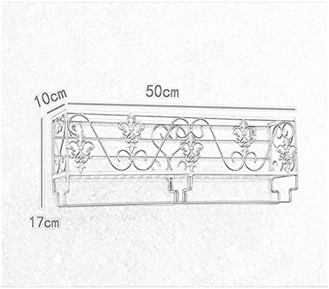 ALDEPO Wall-Mounted Wine Rack Black Metal