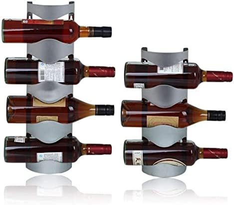ALDEPO Stackable Wine Rack Wall Mounted Metal Storage Organizer