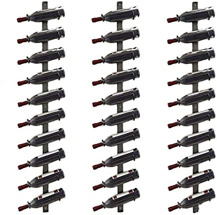 GAXQFEI Wall-Mounted Wine Rack Wrought Iron