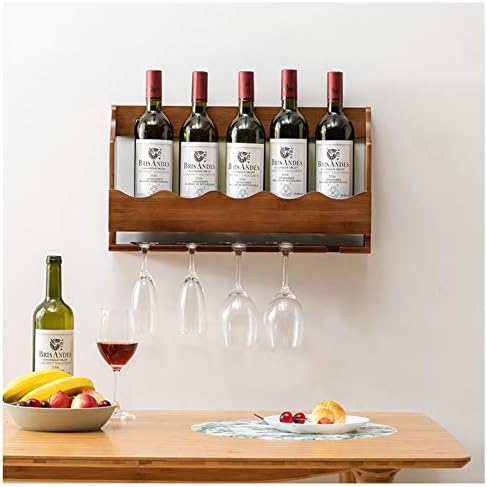 BOCbco Wooden Wine Rack Wall Mount