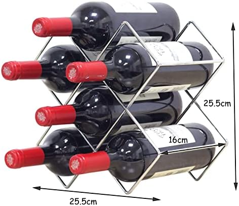 ALDEPO Tabletop Wine Rack for 5 or 8 Bottles