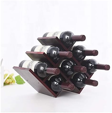 ALDEPO Freestanding Wine Rack Holds 8 Bottles