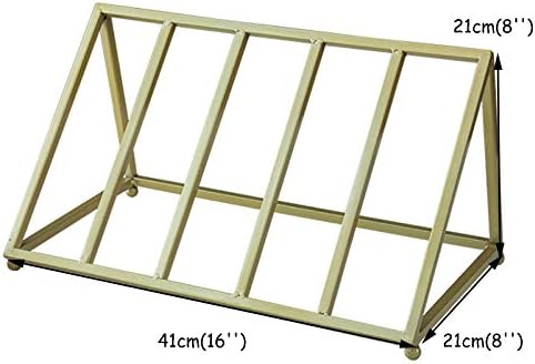BOCbco Tabletop Wine Rack Holds 5 Bottles Rose Gold